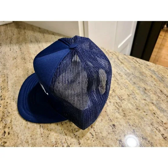 Vintage Intapol Cap Hat Mesh Snap Back Blue Toppers Inc One Size Fits All - Picture 2 of 5